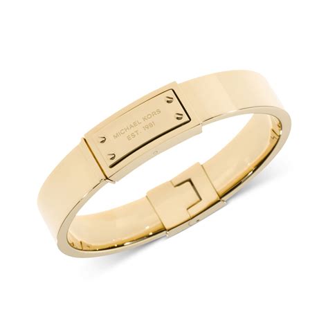 michael kors bangles gold|Michael Kors gold bracelet sale.